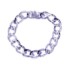 Diamond Baguette Link Bracelet 266BD25780