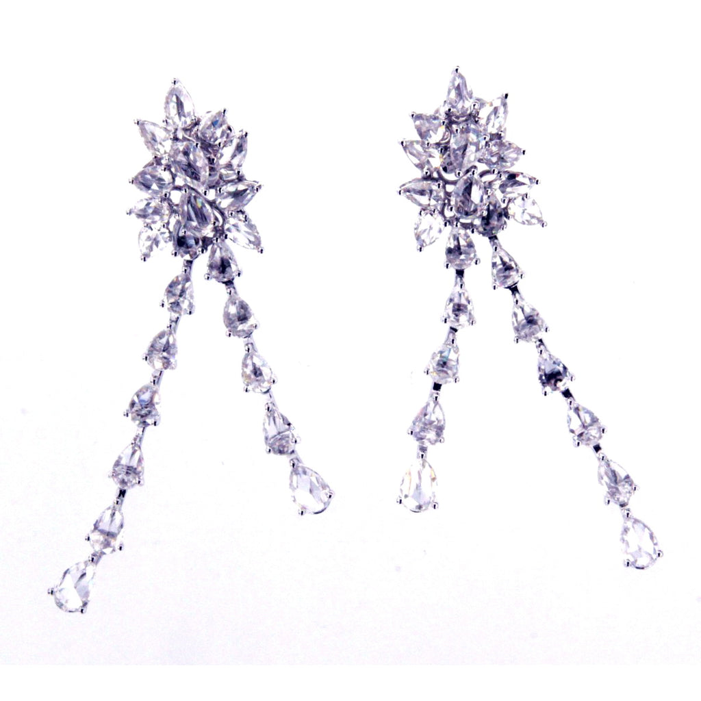 Pear & Round Ultra Rose Cut Earring 2788EZ36453