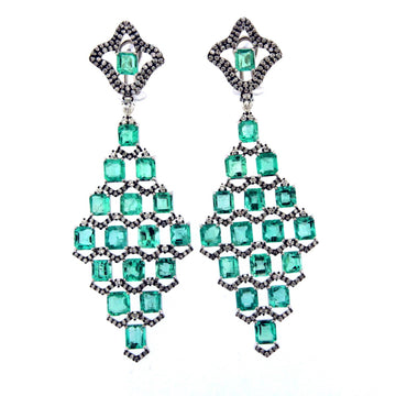 Grande Octogon Emerald Earring 2845EE30770