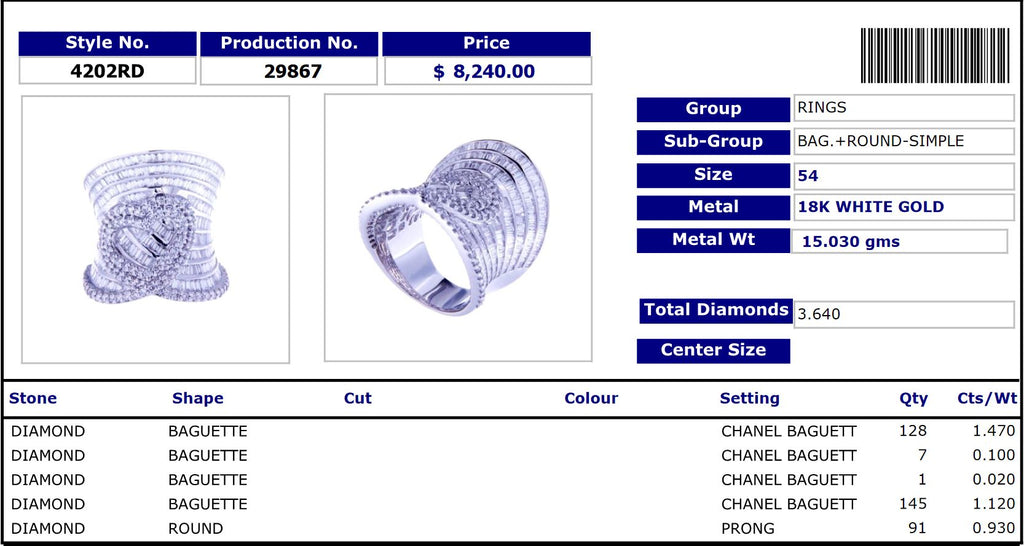 Fantasy Cocktail Ring 4202RD29867