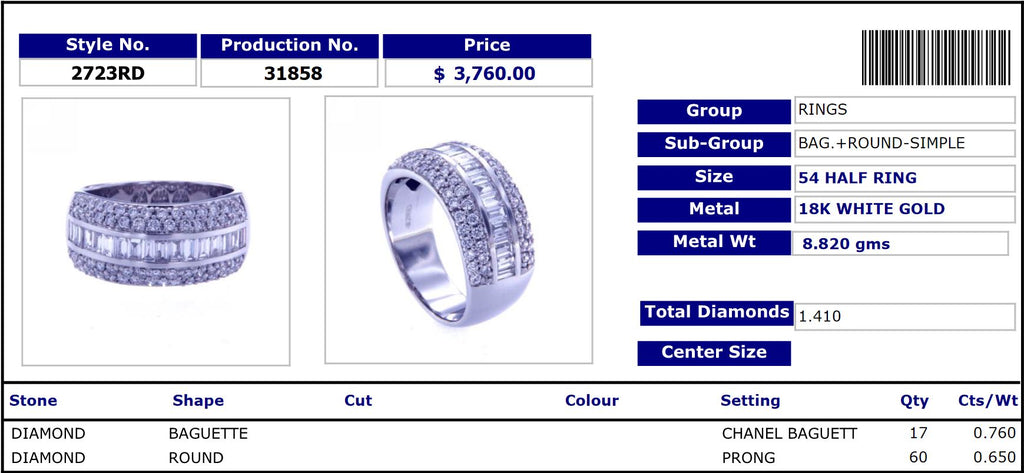 Classic Half Band Ring 2723RD31858