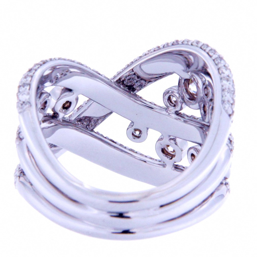 Round White Gold Diamond Ring 3256AX41272