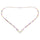 Multi Color V-shape Sapphire Necklace 336NS29753