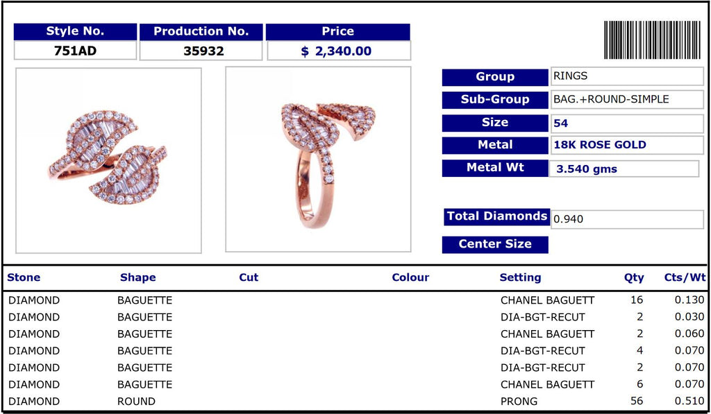 Everyday Floral Ring 751AD35932