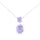 Illusion Rose Cut Diamond Floral Necklace 373ND35841