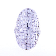 Oval Chanel Baguette Diamond Ring 4449AD44362