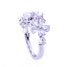 Floral Pear Diamond Ring 4484AZ44392