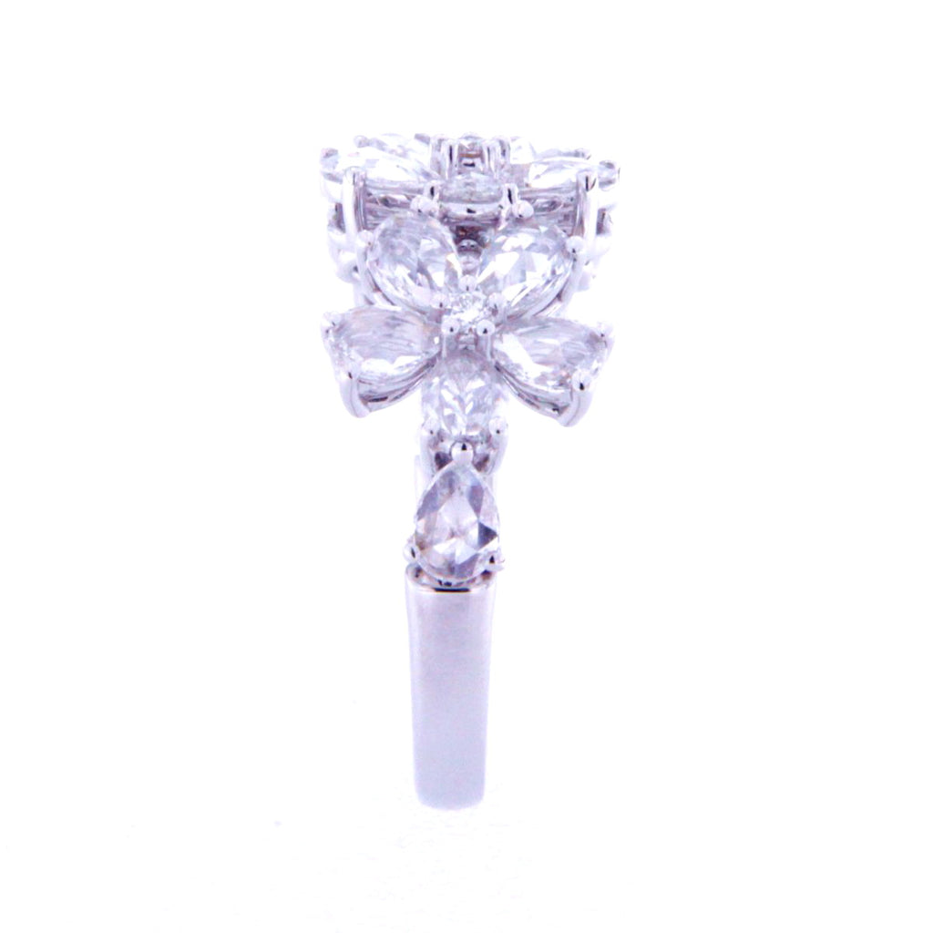 Floral Pear Diamond Ring 4484AZ44392