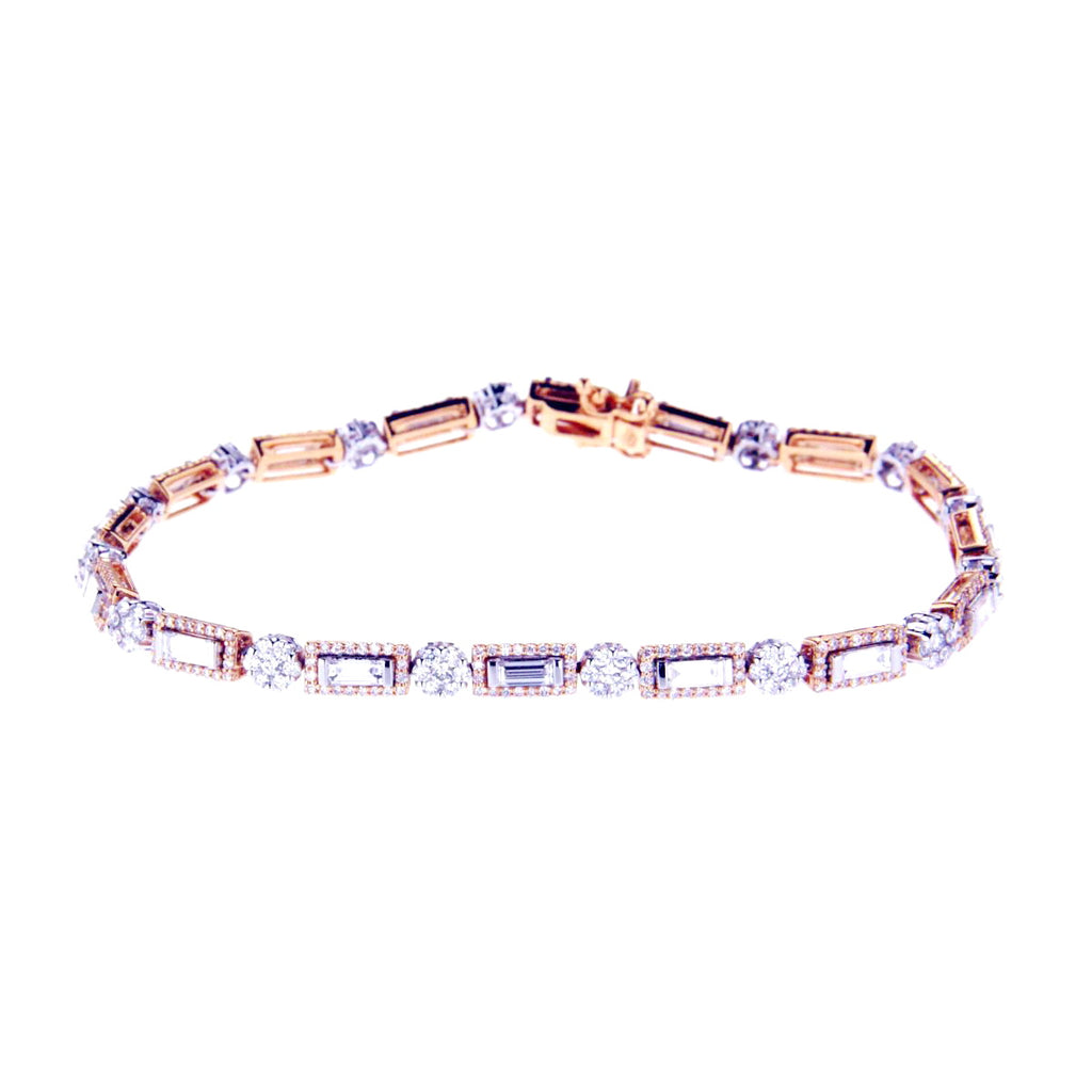 Extraordinaire Long Baguette Bracelet 724BP35732