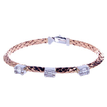 Illusion Diamond Italian Knot Bracelet 752BP36301