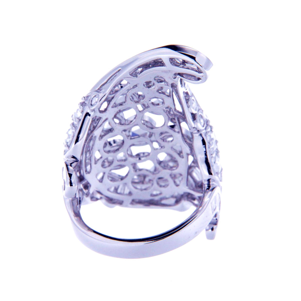 Round Baguette Diamond Ring 7639RD42757