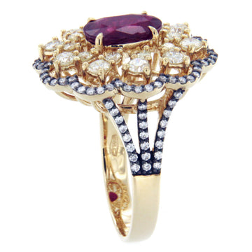 Floral Ruby Ring 7826RR27081