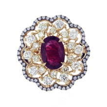 Floral Ruby Ring 7826RR27081