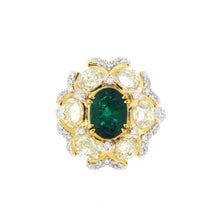 Floral Emerald Ring 7838RE24669