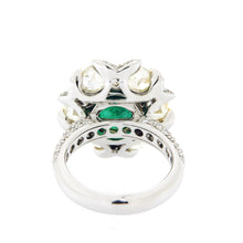 Floral Emerald Ring 7838RE24669