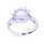 Floral Round Mount Ring 7984RD27534