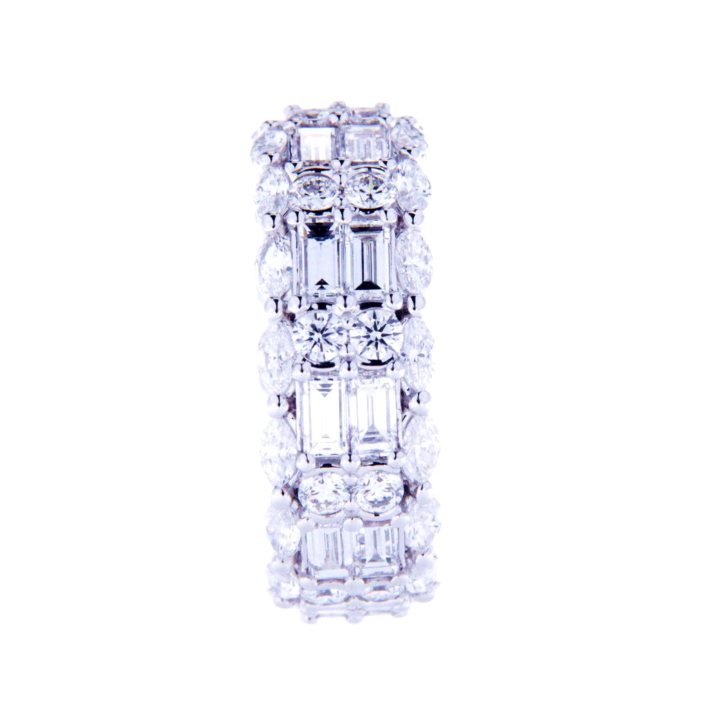 Eternity Baguette Round Full Band Ring 866AW39854