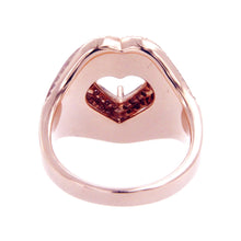 Exclusive Heart Mount Fancy Ring