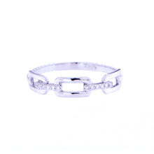 White Gold Link Ring